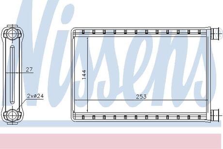Радіатор пічки BMW 3 E90 ! NISSENS 70523