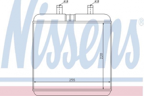 Радиатор отопителя iveco daily (99-) NISSENS 71810