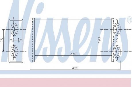 Радіатор пічки NISSENS 71925