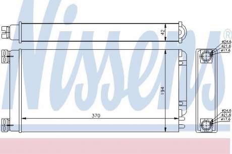 Теплообменник NISSENS 71926