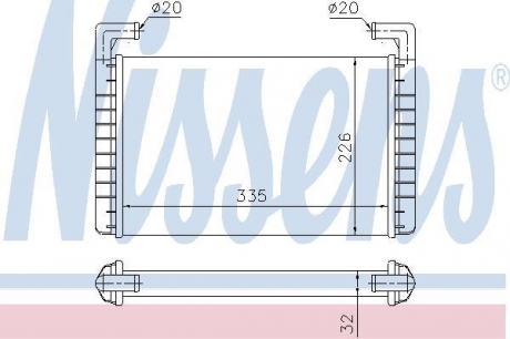 Радіатори опалення NISSENS 73371