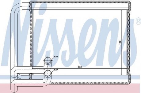 Теплообменник NISSENS 77534