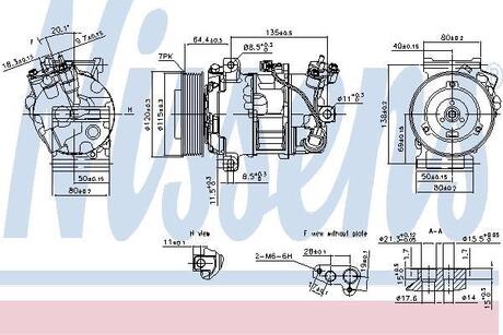 Компресор кондиціонера NISSENS 890126