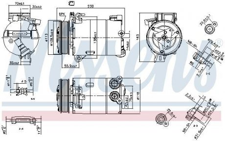 Компрессор NISSENS 890213 (фото 1)