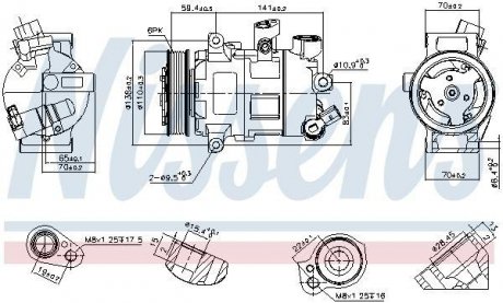 Компрессор NISSENS 890607