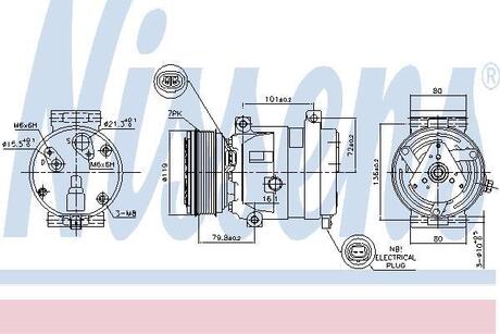 Компресор кондиціонера NISSENS 89267