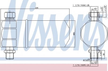 Осушитель NISSENS 95115 (фото 1)