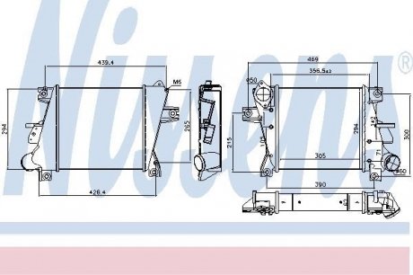 Радіатор наддуву NISSENS 96407