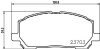 Колодки тормозные дисковые передние Lexus RX 300 3.0 (00-03) (NP1041) NISSHINBO