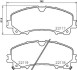 Колодки гальмівні дискові передні Nissan X-Trail III (T32) (13-)/Renault Koleos II (19-) (NP2060) NISSHINBO NP2060