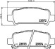 Колодки тормозные дисковые задние Subaru Legacy, Outback 2.0, 3.0 (03-) (NP7003) NISSHINBO