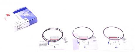 Кольца поршня std (1,2 x 1 x 2). ?83 NPR 120 010 0073 00