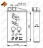 Радіатор системи опалення салона NRF 54272 (фото 1)