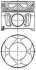 Поршень в комплекте на 1 цилиндр, STD 87-137500-30