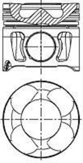 Поршень в комплекте на 1 цилиндр, STD NURAL 87-137500-30