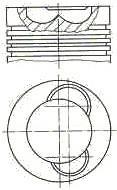 Поршень r.v.i. 135.0 midr 06.35.40n/3 NURAL 87-335900-30