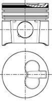 Поршень в комплекте на 1 цилиндр, STD NURAL 87-336500-10