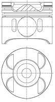 Поршень двигуна NURAL 87-427500-00
