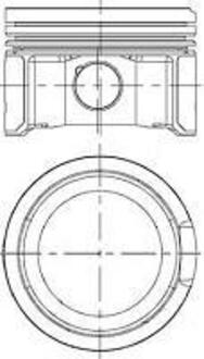 Поршень в комплекте на 1 цилиндр, STD NURAL 87-502900-30