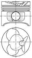 Поршень NURAL 87-743100-10