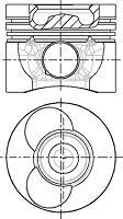 Поршень NURAL 87-743107-00