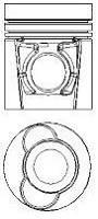Поршень двигуна NURAL 87-743400-50
