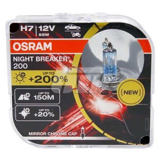 Автолампа Night Breaker 200(H7 12V 55W) OSRAM 64210NB200-HCB