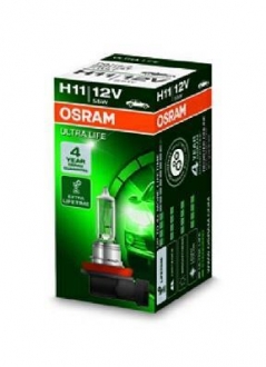 Лампа фарная h11 12v 55w pgj19-2 ultra life (1шт.) OSRAM 64211ULT