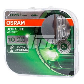 Лампа ксеноновая d2s xenarc ultralife 85в, 35вт, p32d-2 (компл) OSRAM 66240ULT-DUO (фото 1)