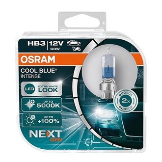 Лампа фарная 9005CBN-HCB 60W 12V P20D COOL BLUE INTENSE Next Gen компл. OSRAM 9005CBNHCB