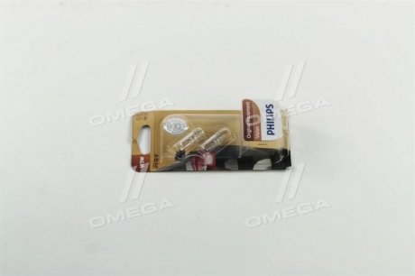 Лампа накаливания w3w 12v 3w w2,1x9,5d 2шт bliste vision PHILIPS 12256B2