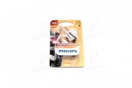 Лампа накаливания p21w12v 21w ba15s (blister 2шт) PHILIPS 12498B2