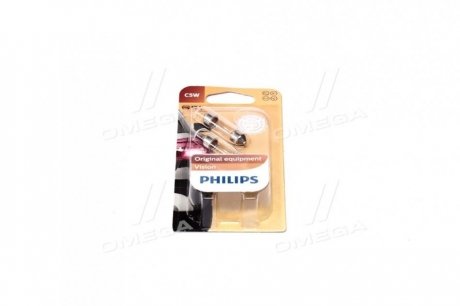 Лампа накаливания c5w 12v sv8,5 3200к 2шт blister PHILIPS 12844B2