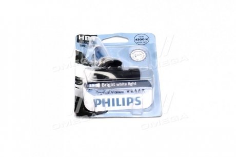 Лампа накаливания hb4 12v 55w p22d cristal vision 1шт blister 4300k PHILIPS 9006CVB1