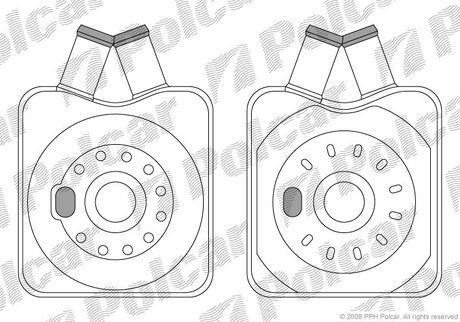 Радіатор мастила Polcar 1323L81