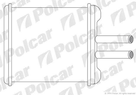 Радіатор пічки Polcar 2912N8A1