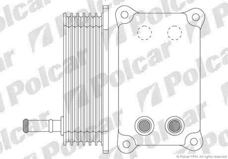 Радіатор масла Polcar 3218L81