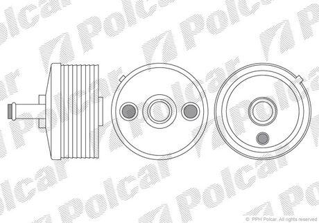 Радіатор масла Polcar 9513L82