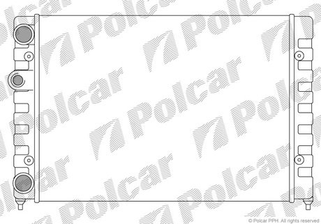 Радіатор охолодження Polcar 953808A1