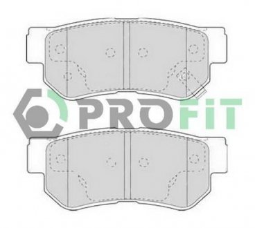 ЗАДНІ ГАЛЬМІВНІ КОЛОДКИ TUCSON,SANTA FE,SPORTAGE 03- PROFIT 50001606