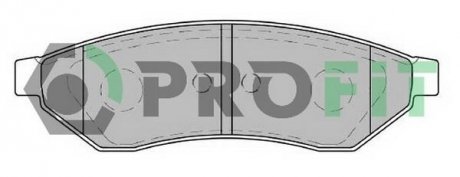 Колодки гальмівні дискові PROFIT 50001986