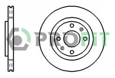 Диск гальмівний PROFIT 50101140