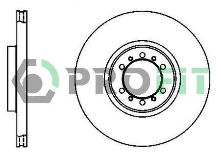 Диск гальмівний PROFIT 5010-1212