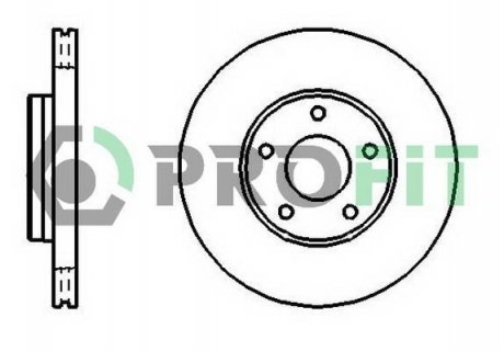 Диск гальмівний PROFIT 50101222