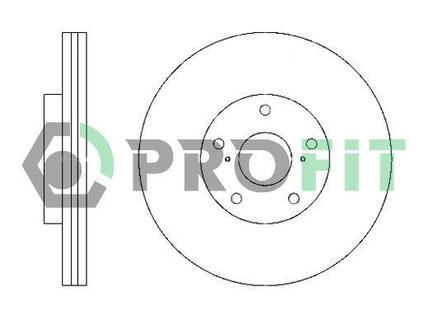 Диск гальмівний PROFIT 50101446