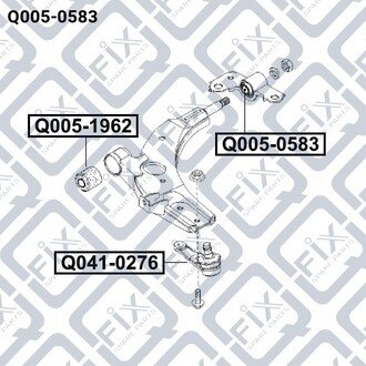 Сайлентблок Q-FIX Q0050583