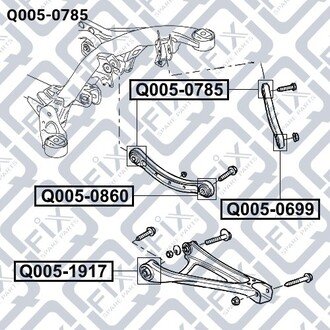 Сайлентблок Q-FIX Q0050785