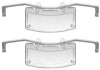 КОМПЛЕКТ МОНТАЖНЫЙ ТОРМОЗНЫХ КОЛОДОК AUDI A8 SALOON QUATTRO 02-10, A8 SALOON 03-10, VW PHAETON 02- QUICK BRAKE 109-1706 (фото 1)