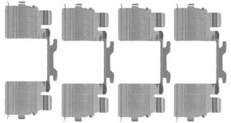 Пружинки суппорта переднего, 06- 1.7t (heavy) QUICK BRAKE 109-1725