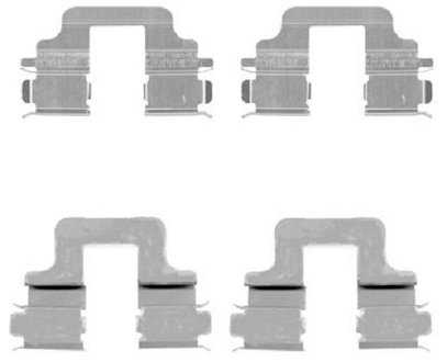 Комплектующие колодки дискового тормоза QUICK BRAKE 109-1731 (фото 1)